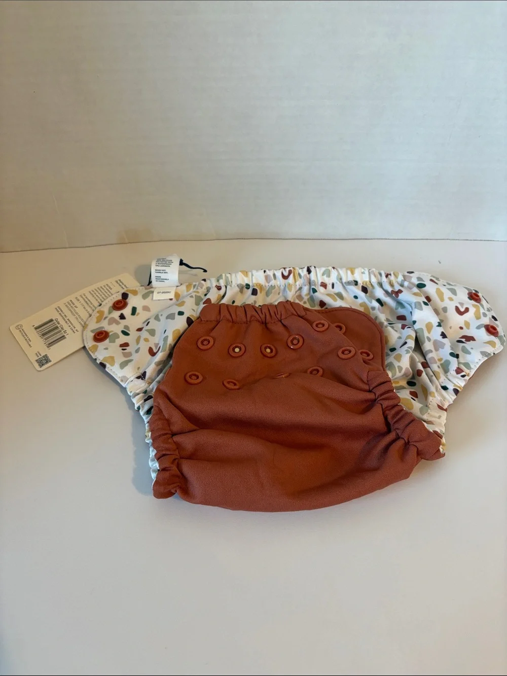 Waterproof Esembly Rust Orange Reusable Cloth‎ Diaper Cover NWT